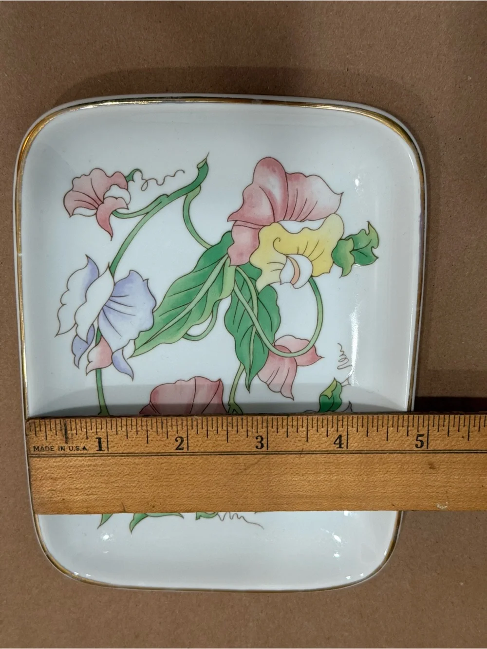 VTG Ben Rickert Inc. Japan MCM Iris Trinket Dish Plate Tray